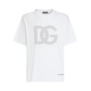 Dolce & Gabbana Vit Crew Neck T-shirt White, Herr