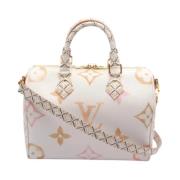 Louis Vuitton Vintage Pre-owned Canvas louis-vuitton-vskor White, Dam