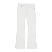 Closed Ekologisk denim flared jeans White, Dam