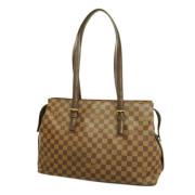 Louis Vuitton Vintage Pre-owned Canvas louis-vuitton-vskor Brown, Dam