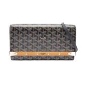 Goyard Vintage Pre-owned Canvas axelremsvskor Brown, Dam