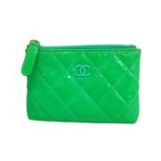 Chanel Vintage Pre-owned Laeder plnbcker Green, Dam