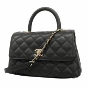 Chanel Vintage Pre-owned Laeder chanel-vskor Black, Dam