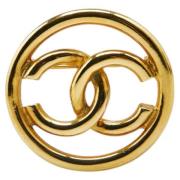 Chanel Vintage Pre-owned Guld chanel-smycken Yellow, Dam