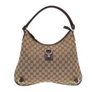 Gucci Vintage Pre-owned Canvas gucci-vskor Beige, Dam