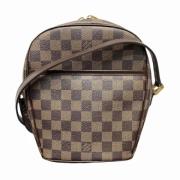 Louis Vuitton Vintage Pre-owned Tyg axelremsvskor Brown, Dam