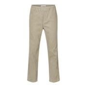 Samsøe Samsøe Corduroy Regular Fit Straight Leg Pants Green, Herr