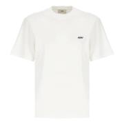 Autry T-shirt i bomull med logotyp White, Dam