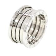 Bvlgari Vintage Pre-owned Silver ringar Gray, Dam