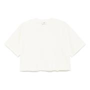 Autry Vit Crew Neck Logo Patch T-shirt White, Dam