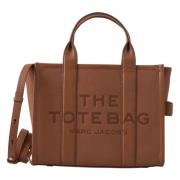 Marc Jacobs Läder Medium Tote Väska Brown, Dam