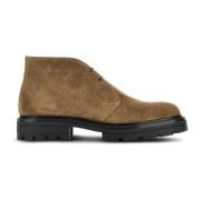 Hogan Bruna Mocka Sneakers med mjuk innersula Brown, Herr