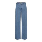 Sofie Schnoor Mid-rise Carisw Jeans Ljus Denim Blå Blue, Dam