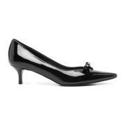 Roberto Festa Svart Lackläder Katt Häl Pumps Black, Dam