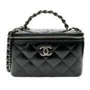 Chanel Vintage Pre-owned Laeder chanel-vskor Black, Dam