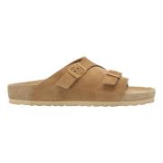 Birkenstock Zurich Eleganta Tofflor Beige, Herr