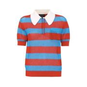 Del Core Rugby Polo med Bröstficka Multicolor, Herr