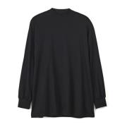 Y-3 Mock Neck T-shirt för Män Black, Dam