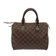 Louis Vuitton Vintage Pre-owned Canvas handvskor Brown, Dam