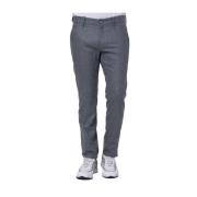 Jacob Cohën Grå Flanell Slim Fit Byxor Gray, Herr