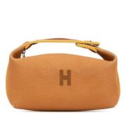 Hermès Vintage Pre-owned Canvas necessrer Brown, Dam