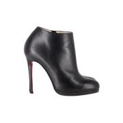 Christian Louboutin Pre-owned Pre-owned Laeder stvlar Black, Dam