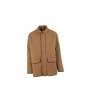 Moncler Grafisk Beige Lättviktsrock Brown, Herr