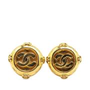 Chanel Vintage Pre-owned Tyg rhngen Yellow, Dam