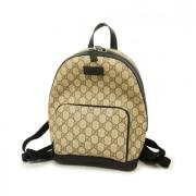 Gucci Vintage Pre-owned Canvas gucci-vskor Beige, Dam