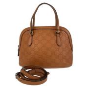 Gucci Vintage Pre-owned Laeder handvskor Brown, Dam