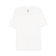 Rick Owens Vit Crew Neck Kortärmad T-shirt White, Herr