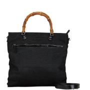 Gucci Vintage Pre-owned Canvas handvskor Black, Dam