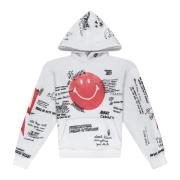 Mother Big Deal Hoodie med vit tryck White, Dam