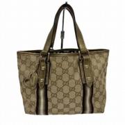 Gucci Vintage Pre-owned Canvas gucci-vskor Brown, Dam