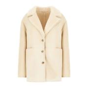 Loulou Studio Stiliga Kappor Kollektion Beige, Dam