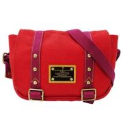 Louis Vuitton Vintage Pre-owned Canvas handvskor Red, Dam