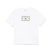 Elisabetta Franchi Vit Crew Neck Kortärmad T-shirt White, Dam