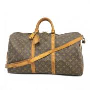 Louis Vuitton Vintage Pre-owned Tyg louis-vuitton-vskor Brown, Dam