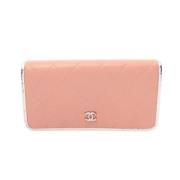 Chanel Vintage Pre-owned Laeder plnbcker Pink, Dam