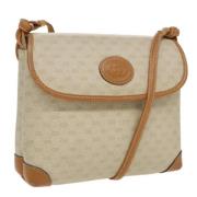 Gucci Vintage Pre-owned Canvas gucci-vskor Beige, Dam