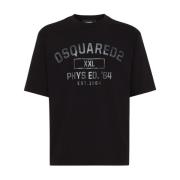 Dsquared2 Svarta T-shirts och Polos Black, Herr