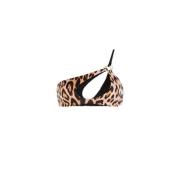 Roberto Cavalli Leopardmönstrad Bikini Topp Brown, Dam