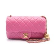 Chanel Vintage Pre-owned Laeder chanel-vskor Pink, Dam