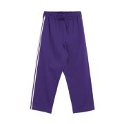 Y-3 Ikoniska Sportiga Jacquard Sweatpants Purple, Herr