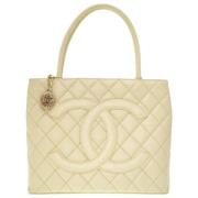 Chanel Vintage Pre-owned Laeder chanel-vskor White, Dam