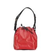 Louis Vuitton Vintage Pre-owned Laeder axelremsvskor Red, Dam