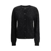 Fabiana Filippi Paljettcardigan fr eleganta tillfllen Black, Dam