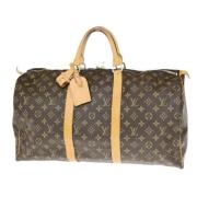 Louis Vuitton Vintage Pre-owned Canvas handvskor Brown, Dam