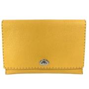 Fendi Vintage Pre-owned Laeder plnbcker Yellow, Dam