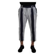 Dolce & Gabbana Cropped Trousers Multicolor, Herr